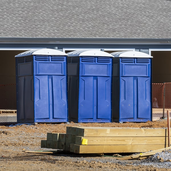 are there any restrictions on where i can place the portable toilets during my rental period in Kenwood Estates FL